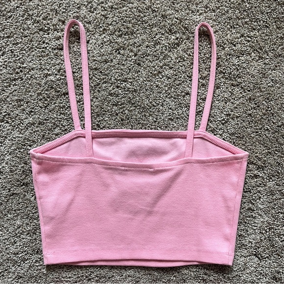 FOREVER 21 Barbie Core Small Crop Top & XS Biker Shorts Set - Picture 8 of 16